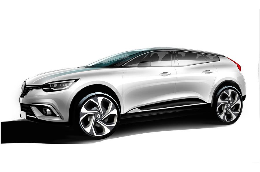 Renault SUV-coupe rendering