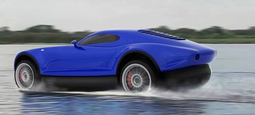 The Yagalet Sports Car Can Hover On Water When You Run Out Of Road