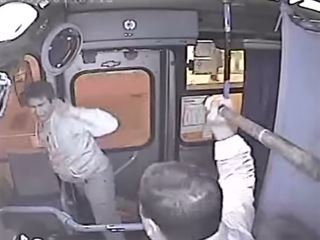 Vigilante Bus Driver Beats Robber into Submission with a Mini Bat