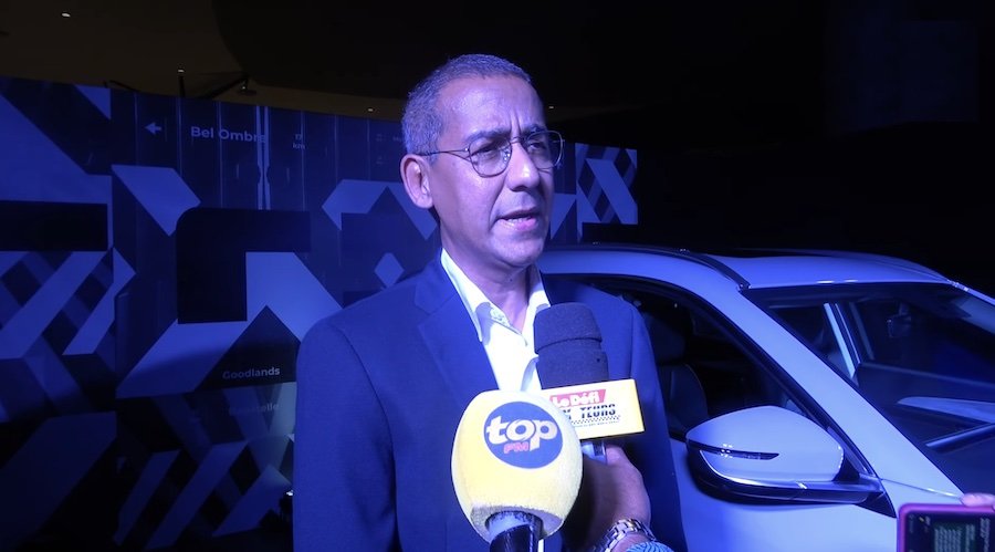 Osman Mahomed au Swami Vivekananda International Convention Centre (SVICC), à Pailles