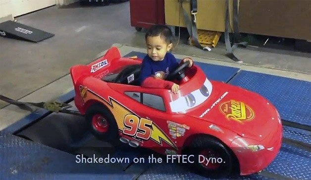 Modified Lightning McQueen Powerwheels is what Childhood Dreams are Made of
