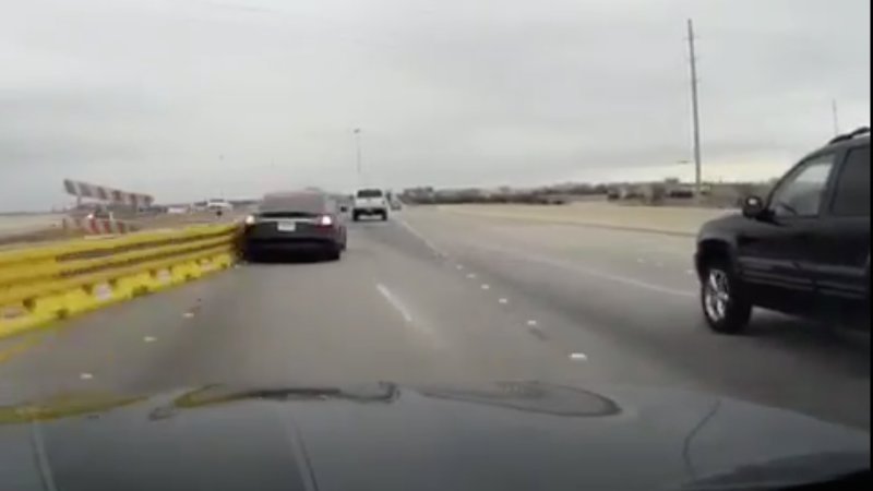 Tesla driver blames Autopilot for barrier crash