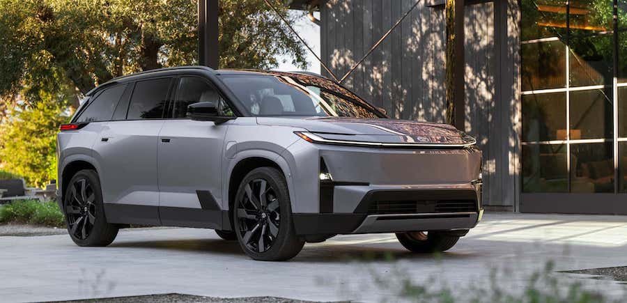 Toyota Just Introduced Its First Electric Three-Row SUV