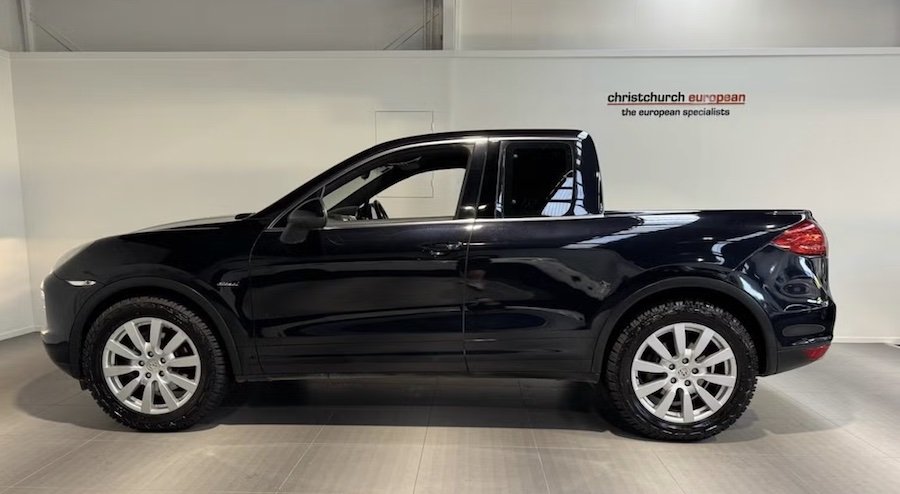 Someone Turned A Porsche Cayenne Into The Pickup Porsche Never Built