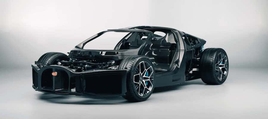 The Bugatti Tourbillon's Chassis