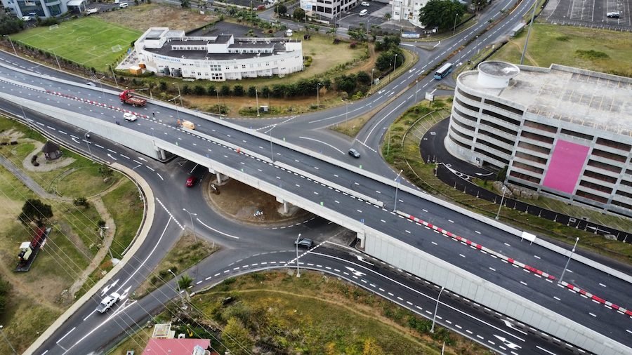 Le nouveau Fly-Over d’Ébène, ouvert à la circulation le mercredi 18 septembre à 13 h