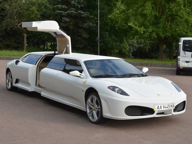 This Fake Ferrari Limo is a Bit Nuts