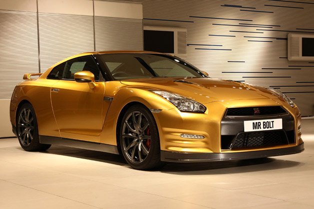 Usain Bolt, World's Fastest Man, Goes For Gold With Nissan GT-R 