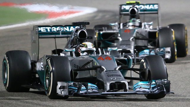 Hamilton Defeats Rosberg in Epic Desert Duel