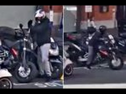 Thieves Steal Motorcycle In Broad Daylight As Crowd Looks On
