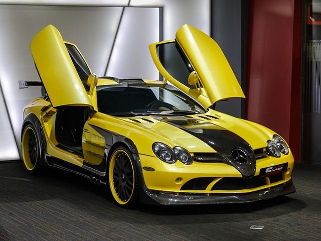 This Unique Black and Yellow Supercar Looks Insane