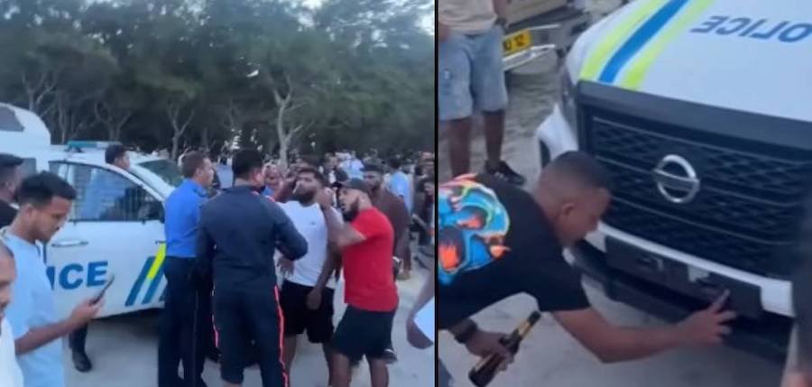 Dérive violente à la plage de Palmar: Huit arrestations, un officier de l’ADSU impliqué