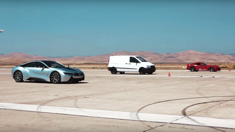Watch Atieva's electric van outrun a BMW i8 and Dodge Viper