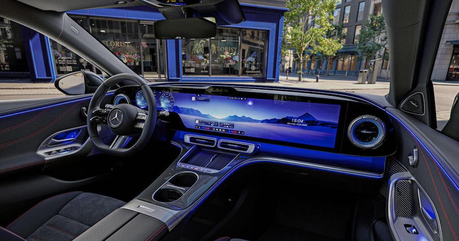 Mercedes C-Class EV interior