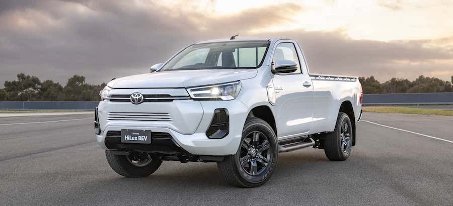 Electric Toyota Hilux Pickup Production To Start In 2025