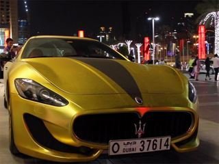 Gold-Wrapped Maserati is Classic Dubai Understatement 