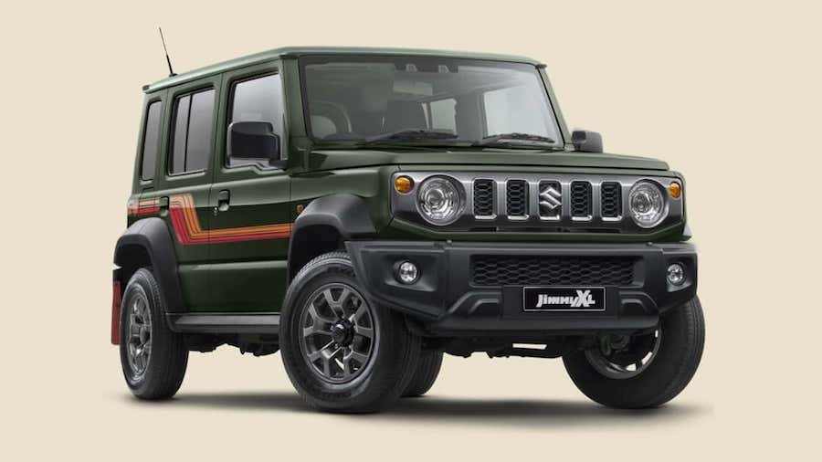 The Suzuki Jimny XL Heritage Has Cool Retro Graphics