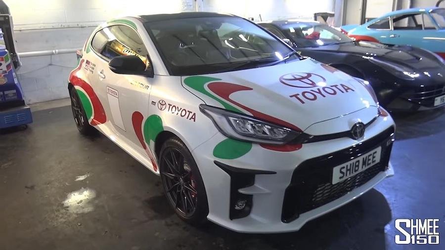 Toyota GR Yaris Looks Great With 1990s Rally-Spec Celica Livery