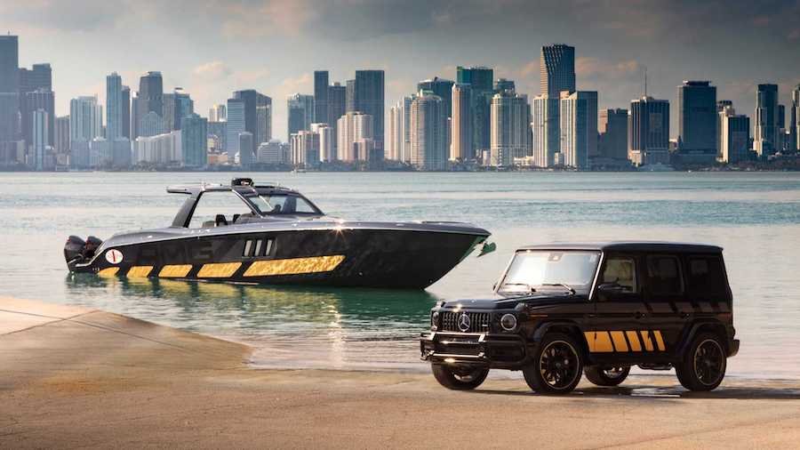 Mercedes-AMG Debuts 2,700-HP Cigarette Boat And Matching G63