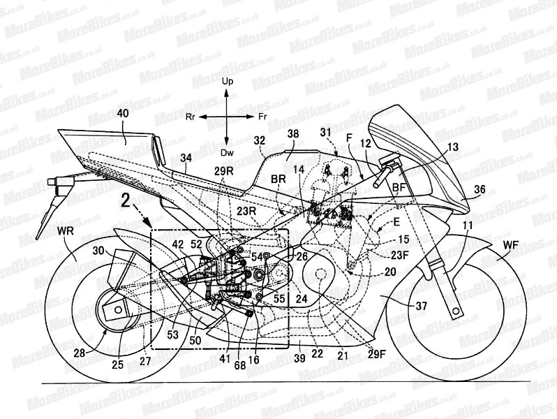 Honda V4 superbike design sketch revealed
