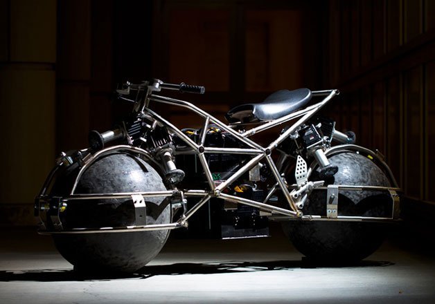 Spherical Drive Motorcycle Being Developed By Engineering Students