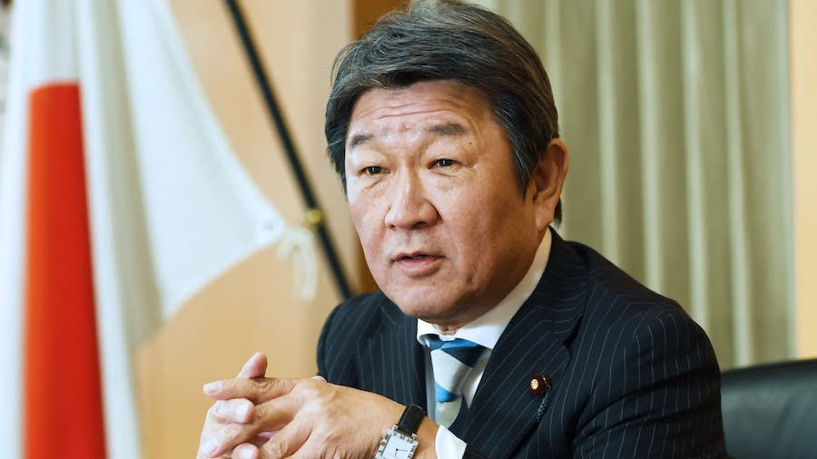 Wakashio : Le ministre Toshimitsu Motegi en visite à Maurice…