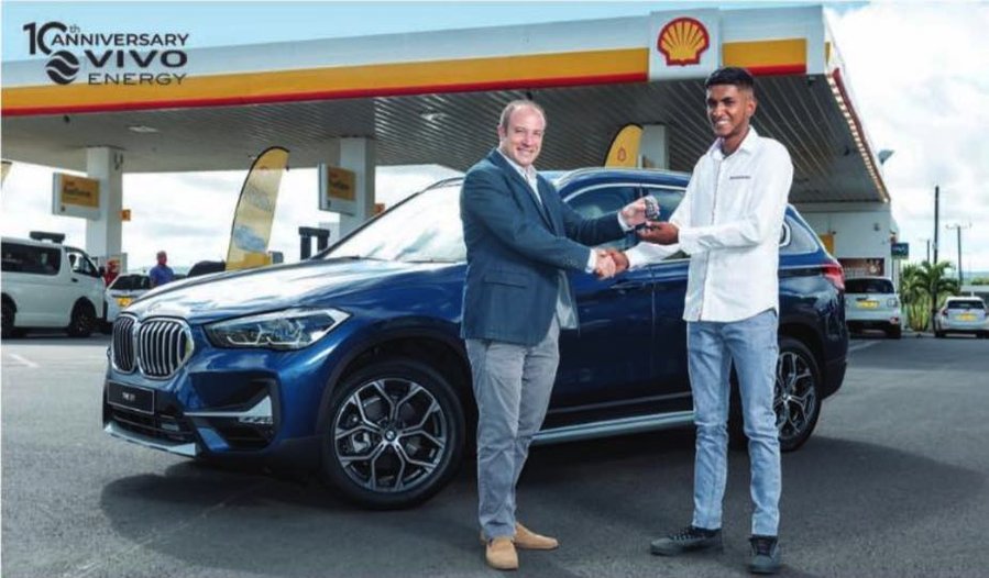Vivo Energy Mauritius : Arbaaz Arlando, camionneur, remporte une BMW X1