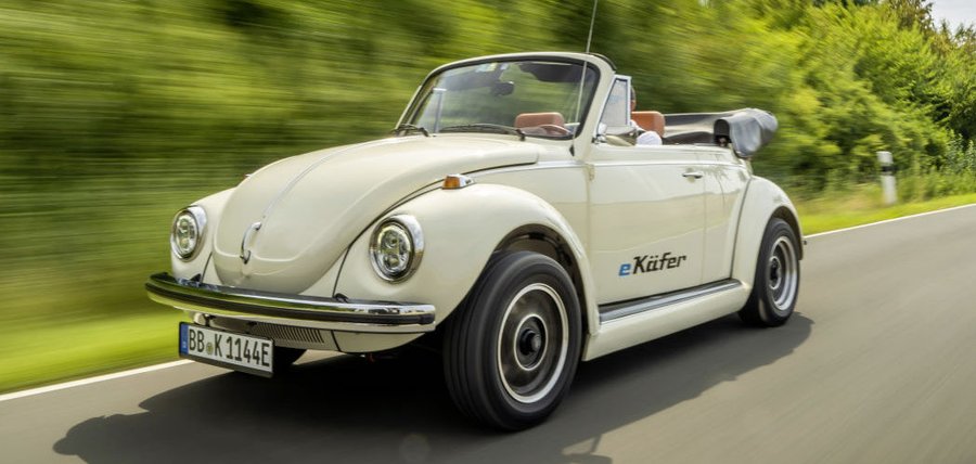 VW is providing electric powertrains to convert classic Beetles