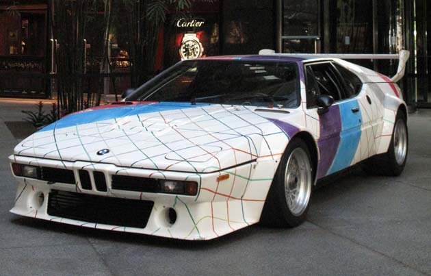 BMW M1 art car by Frank Stella headed for the auction block