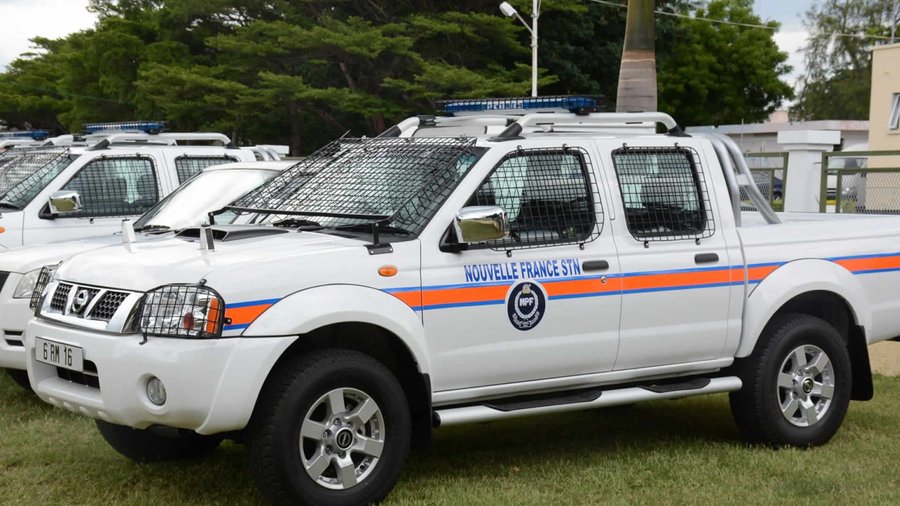 Police car, Mauritius (Illustration)