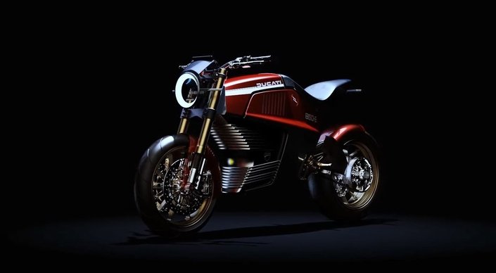 Ducati 860-E Concept : une première idée de l'Italienne du futur ?