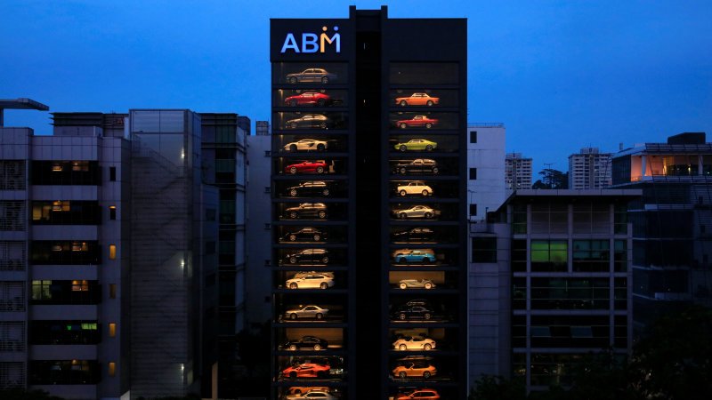 Singapore 'vending machine' dispenses Ferraris, Lamborghinis