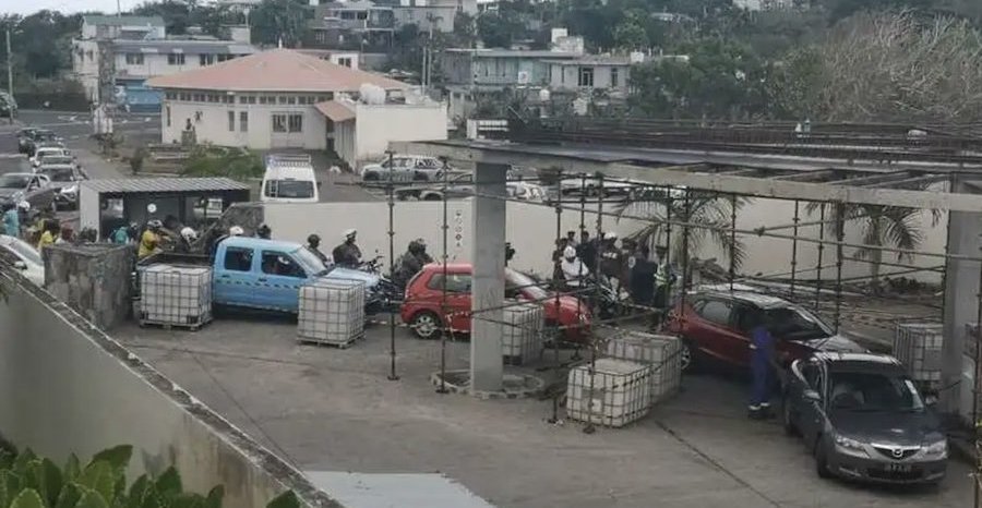Archive Photo - Rodrigues fuel station