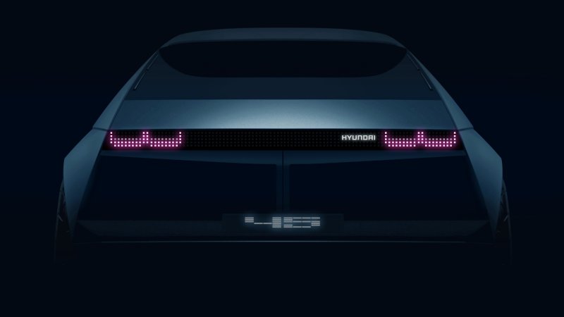 Hyundai teases all-electric concept '45' for Frankfurt