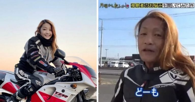 Une jolie motarde japonaise devient une star du Net !