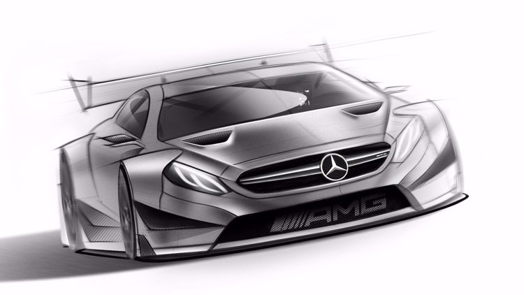 Mercedes Sketches New DTM C-Class