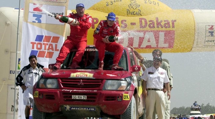 Jutta Kleinschmidt, victoire au Paris – Dakar 2001