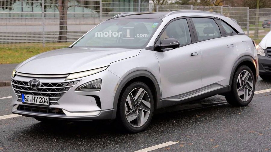 Hyundai Second-Gen FCEV Fuel Cell Vehicles Spied In Germany