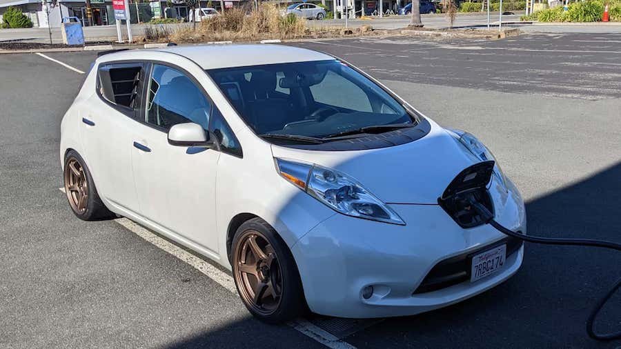 This Nissan Leaf Hides a 13,000-RPM Superbike Engine. Meet the Man Who Built It