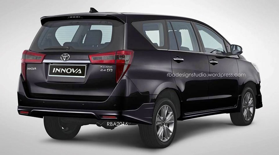 Toyota Innova Crysta Rendered