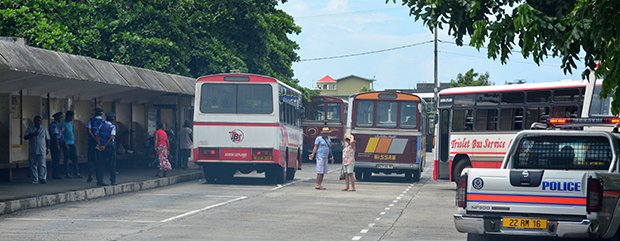 Illustration - Bus station in Goodlands, Mauritius