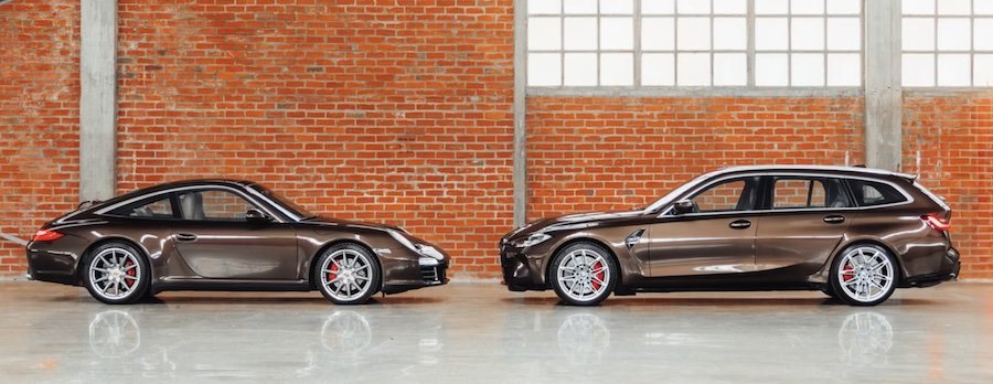 Matching BMW M3 Touring and Porsche 911