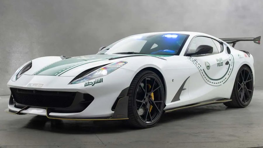 Dubai Police Unveils 800 HP Mansory Ferrari 812 Superfast