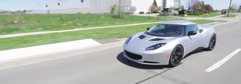 This 450-hp electric Lotus Evora is powered by Tesla and Chevrolet