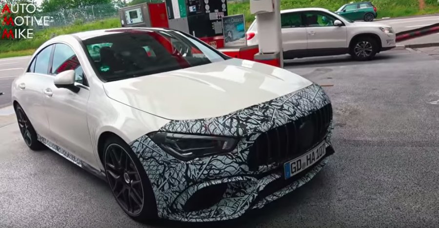 Mercedes-AMG CLA 45 Caught On Video Nearly Naked At The Nurburgring