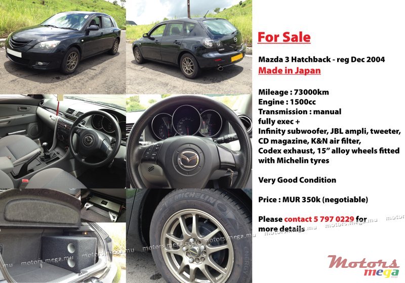 2004' Mazda 3 photo #1