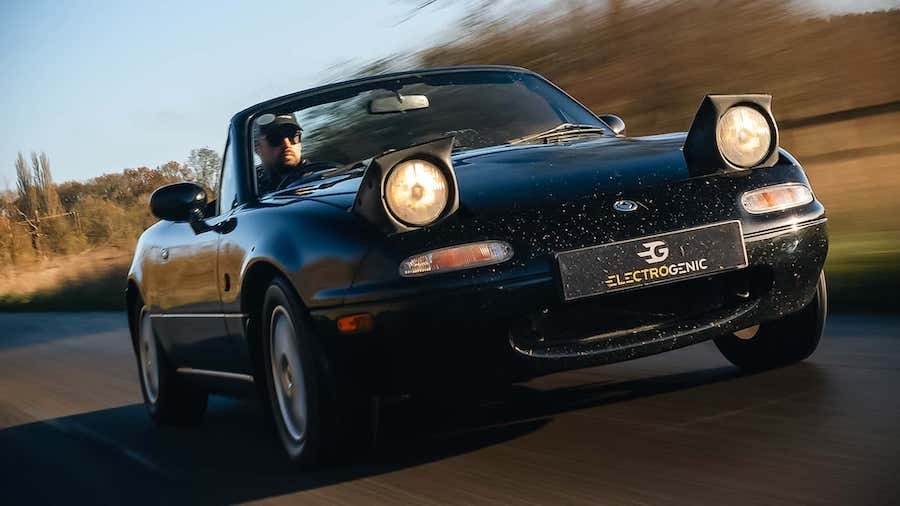 Would You Turn Your Classic Mazda Miata Into An EV With This Kit?