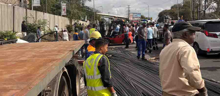 Road accident at Pailles (M2), 09.09.2026