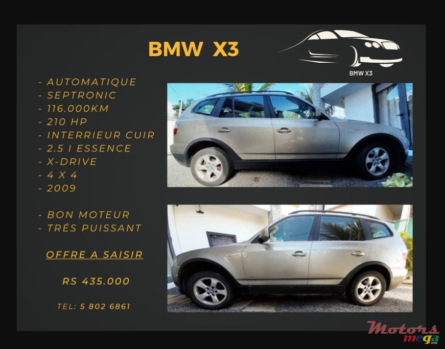 2009' BMW X3 X-drive 4x4 photo #1