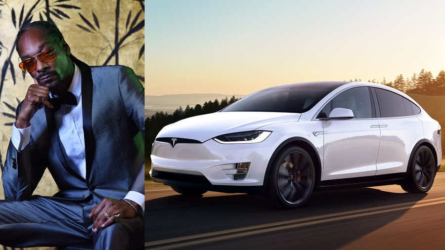Snoop Dogg Picks Up His Tesla Model X